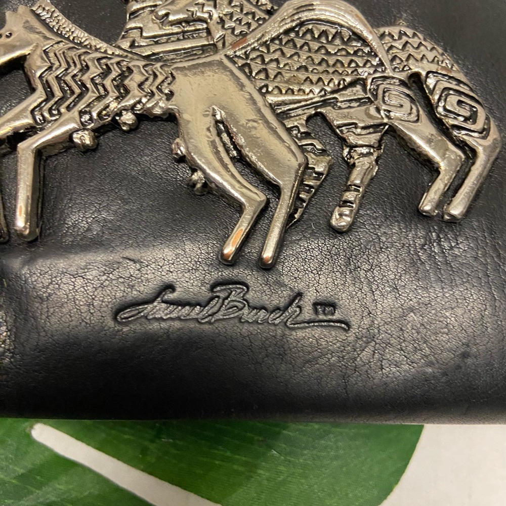 Laurel Burch Horses Mustangs Stallions Leather Wallet - Picture 5 of 13